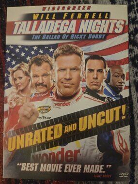 Talladega Nights DVD Unrated & Uncut Comedy Movie